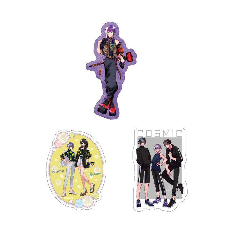 ガチ恋粘着獣 ～ネット配信者の彼女になりたくて～ ステッカー3枚