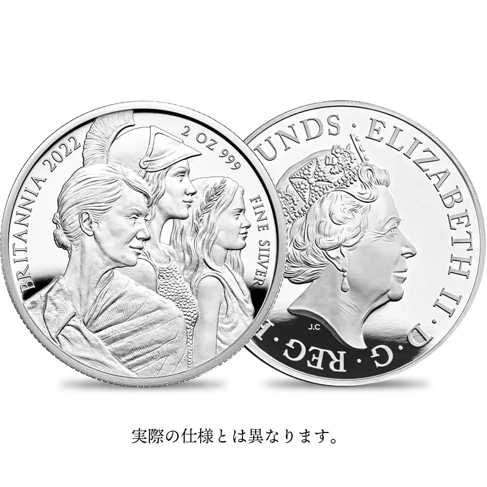 2022 エリザベス2世 特別版ブリタニア 500ポンド1キロプルーフ銀貨 未