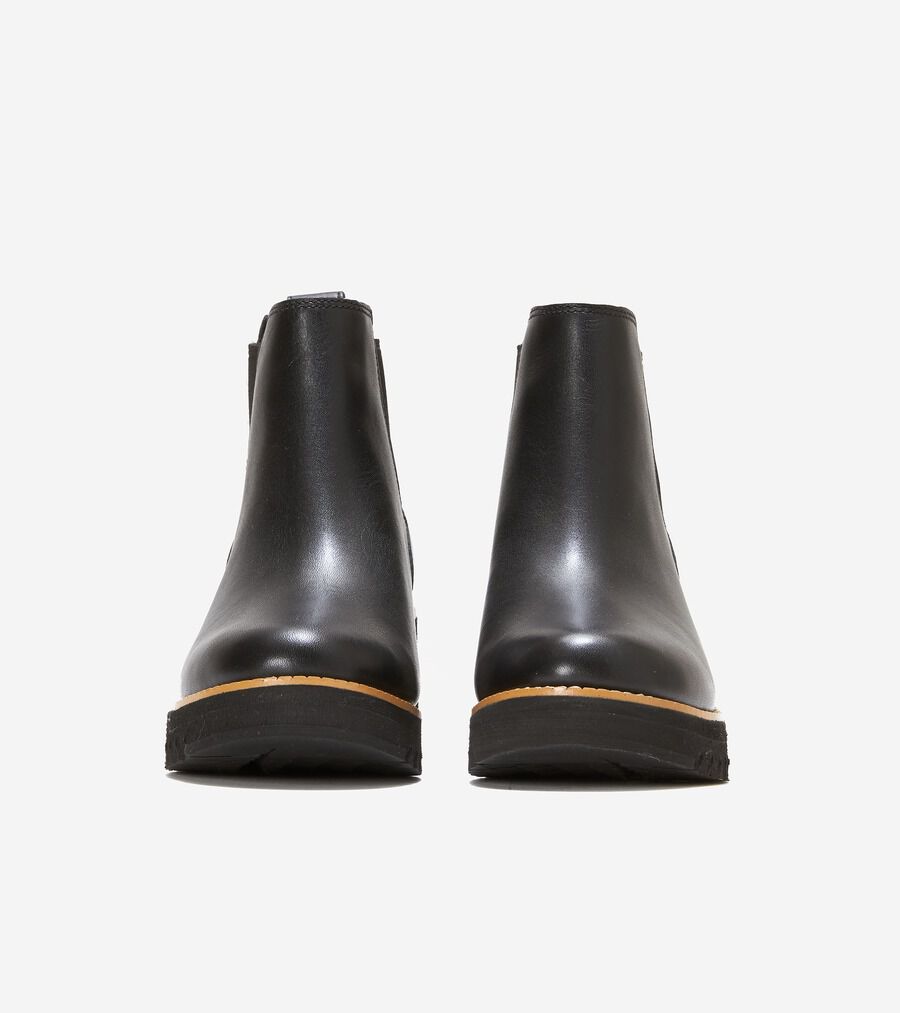 ゼログランド シティ ウェッジ ブーツ ウォータープルーフ womens