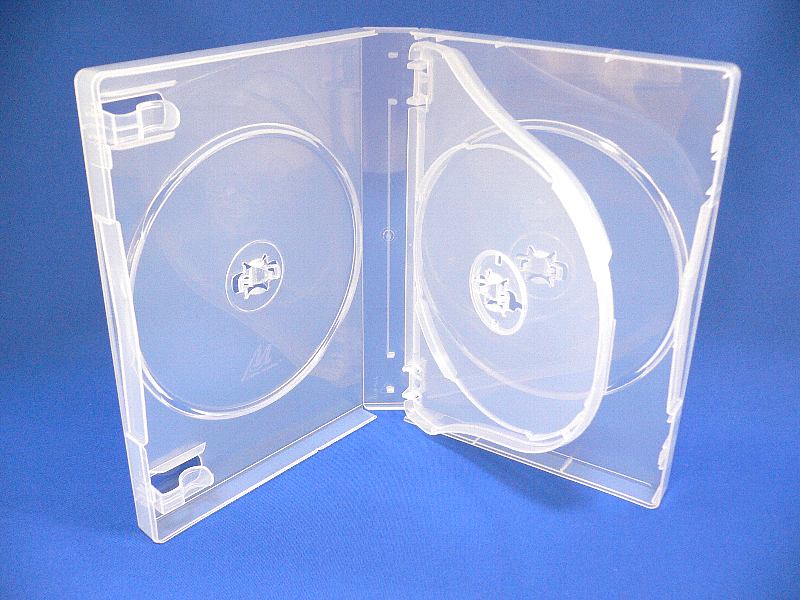 Mロック【ダブルサイズ】DVDトールケース3枚用ケース ばら売りMMB3