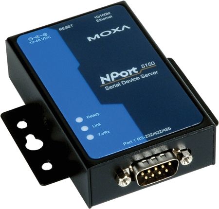 MOXA NPORT 5150 SERIES 1-PORT RS-232/422/485 SERIAL DEVICE SERVER