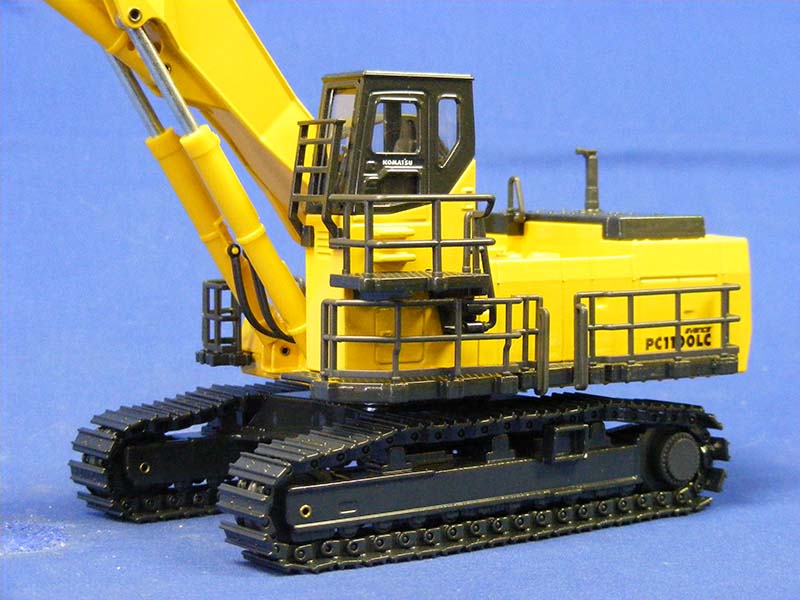 Buffalo Road Imports. Komatsu PC1100-6 with magnet attachment
