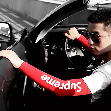 シュプリーム SUPREME アームカバー 99％UVカット 日除け 紫外線対策