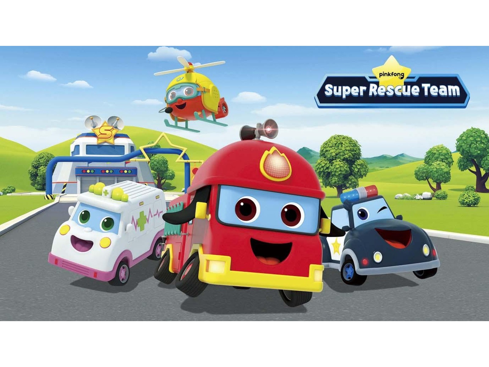 SmartEd Pinkfong Working Vehicles and Super Rescue Team DVD1枚