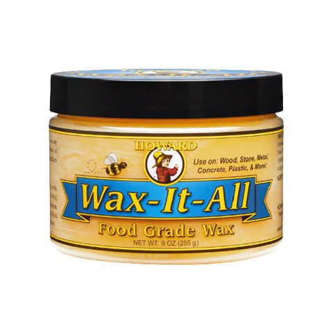 Howard Wax-It-All Food-Grade Wax Sink & Tub Care | Copper Sinks Online
