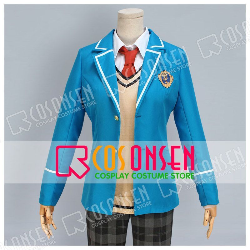 あんスター 夢ノ咲学院 男子制服 真白 友也 コスプレ衣装 ネクタイ3色