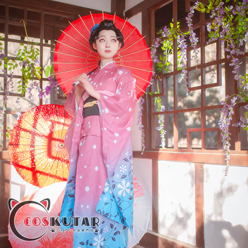 鬼滅の刃 恋雪 着物 コスプレ衣装｜COSKUTARコスプレ衣装専門店