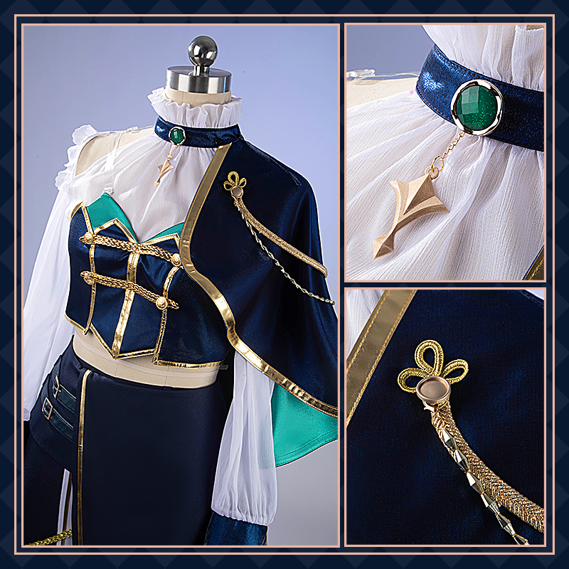 バーチャル YouTuber vtuber 緑仙 SYMPHONIA 5周年ライブ衣装 コスプレ