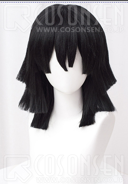 鬼滅の刃 伊黒小芭内 コスプレウィッグ