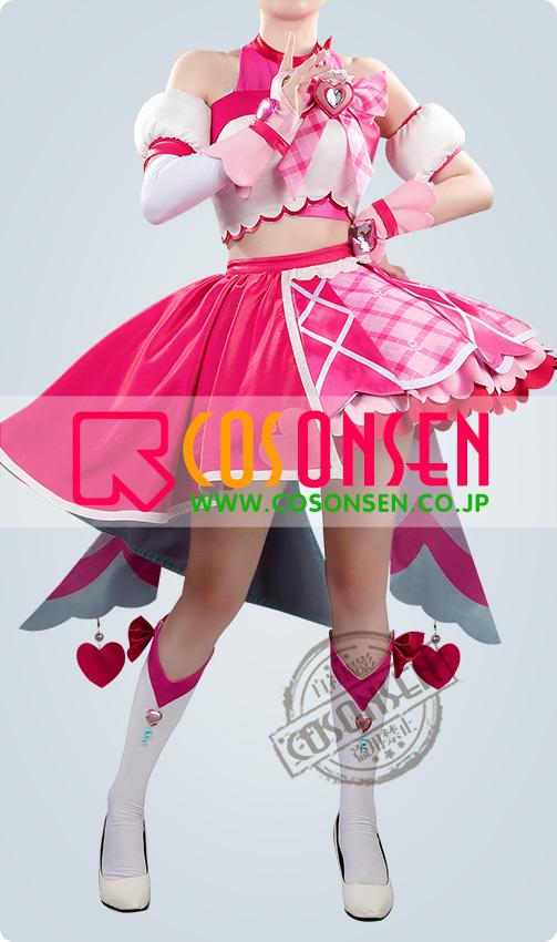 キミとアイドルプリキュア キュアアイドル コスプレ衣装 - Cosonsen