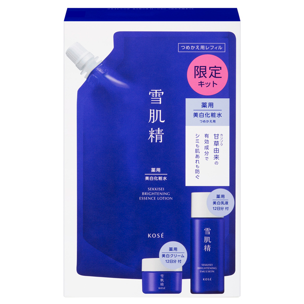 薬用雪肌精 ブライトニング エッセンス ローション つめかえ用キット