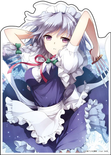 アクリルスタンドアート 東方Project No.013 「十六夜咲夜」 illust