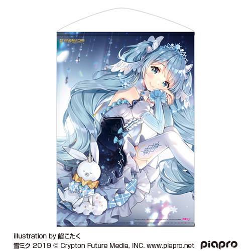 初音ミク B2タペストリー SNOW MIKU 2019 餡こたく Ver. [SNOW MIKU