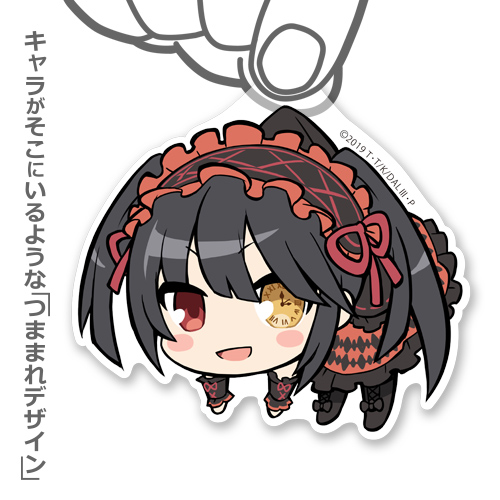 時崎狂三 アクリルつままれキーホルダー [デート・ア・ライブIII