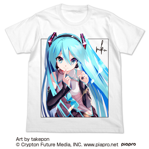 初音ミク フルカラーTシャツ takeponVer. [初音ミク] | 公式