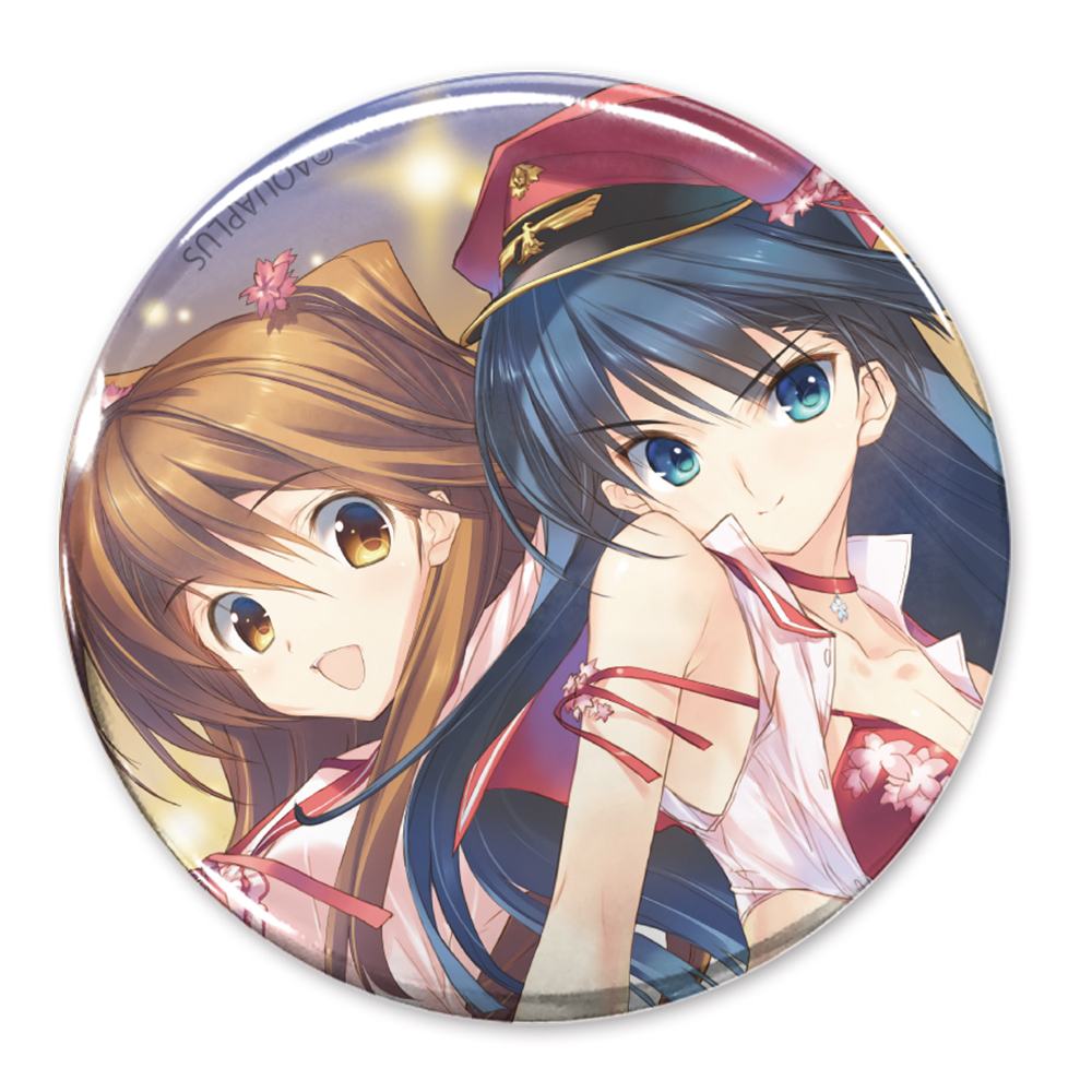 ☆限定☆AQUAPLUS 20th Anniversary 小木曽雪菜＆冬馬かずさ 65mm缶