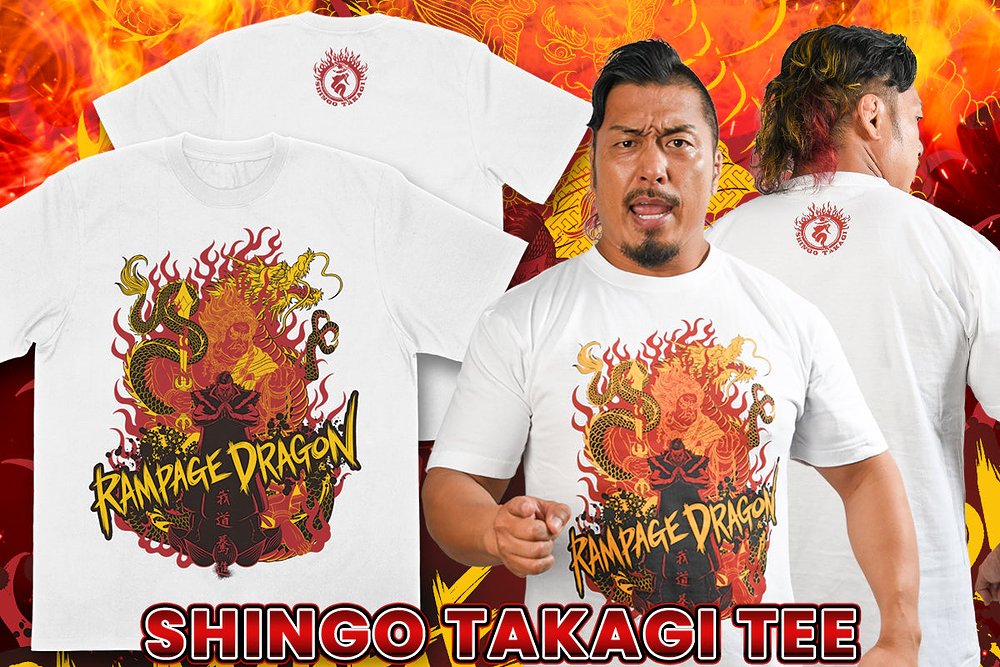 鷹木信悟「不動龍」Tシャツ [新日本プロレスリング] | 公式