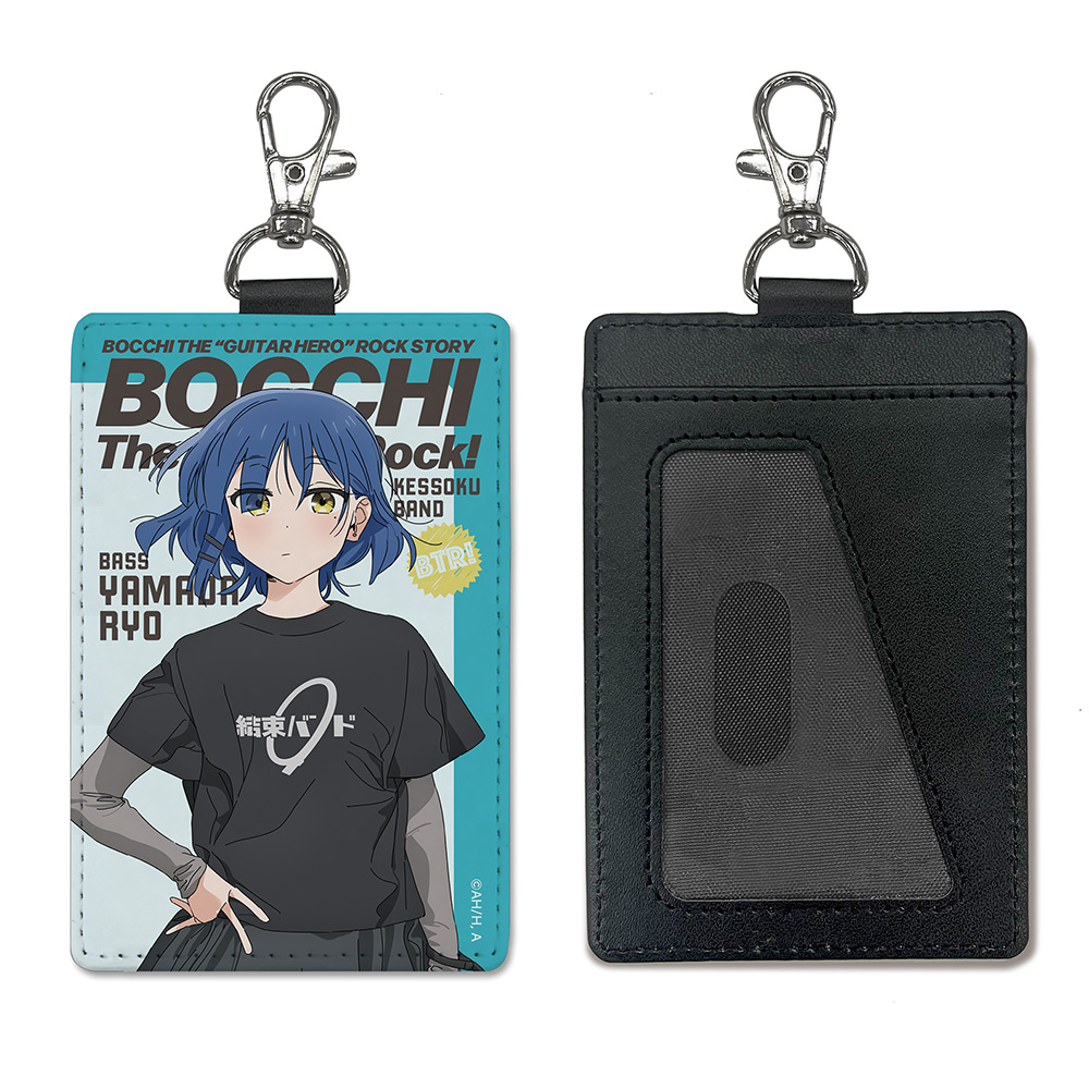 山田リョウ パスケース（ナスカン付き） [アニメ「ぼっち・ざ・ろっく