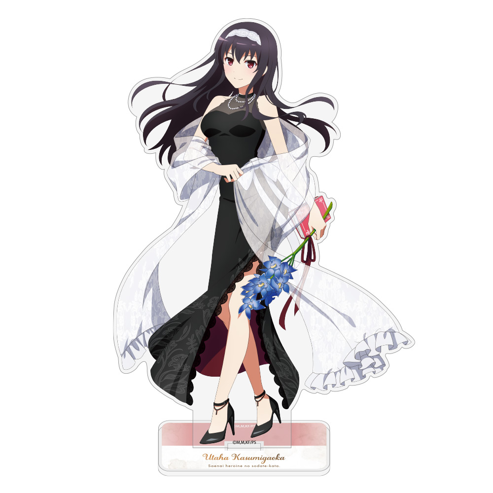 描き下ろし 恵・英梨々・詩羽 A4キャラファイングラフ Blooming dress