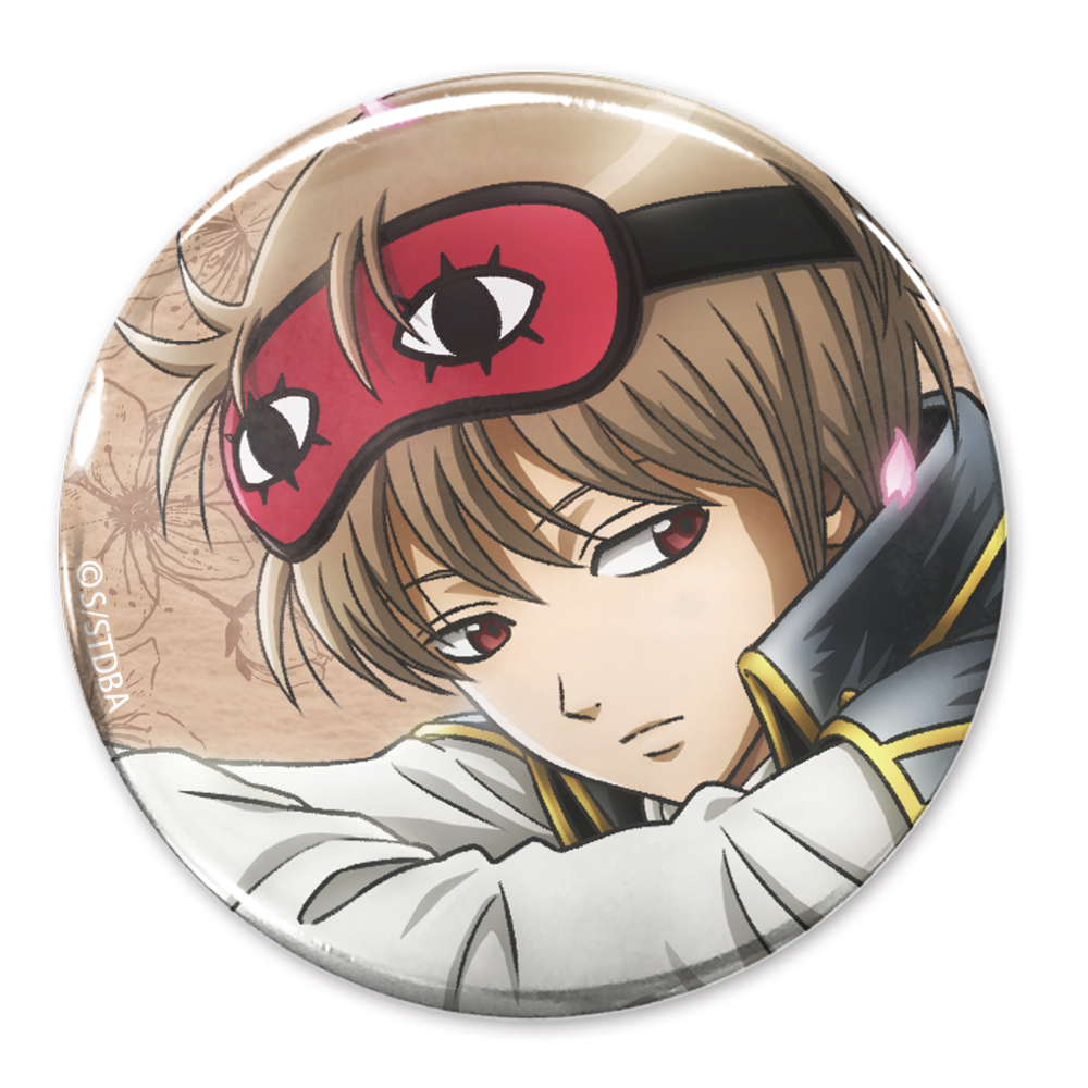 銀さん 65mm缶バッジ ～サボって食う糖分は格別～真選組隊服Ver. [銀魂