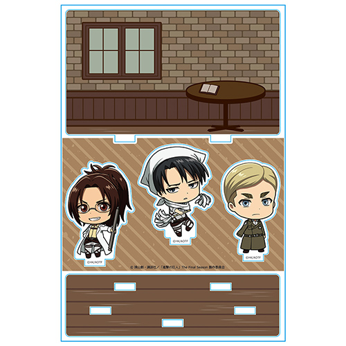 進撃の巨人 アクリルジオラマD[リヴァイ・エルヴィン・ハンジ] [進撃の