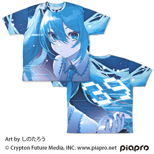 初音ミク 両面フルグラフィックTシャツ しのたろうVer. [初音ミク
