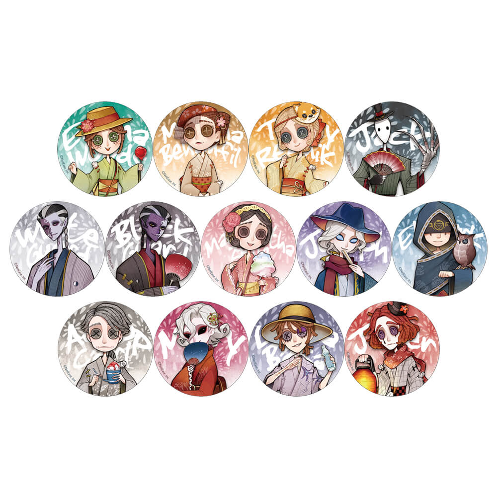 夏祭り デフォルメ トレーディング 缶バッジ コンプリートボックス（全