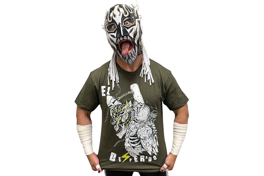 エル・デスペラード×林田球 コラボTシャツ（ダークグリーン） [新日本