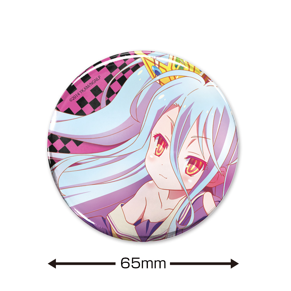 描き下ろし「白」 65mm缶バッジ ASCIENTE!Ver. [ノーゲーム・ノー