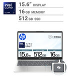 HP ノートPC/15-FD1000/15.6インチ/Core Ultra 7 155H/メモリ 16GB/SSD
