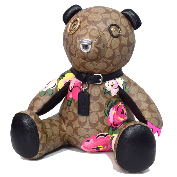 COACH】コーチ コーティングキャンバス ぺブルレザー スムースレザー