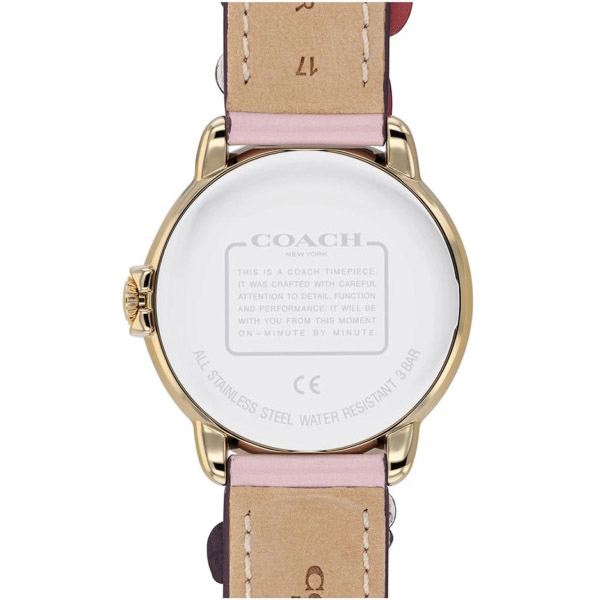 COACH】コーチ レザー ステンレススチール アーデン フラワー 花柄