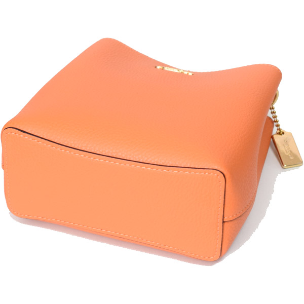 COACH】コーチ レザー ミニ タウン バケット ロゴ バケツ型 クロス