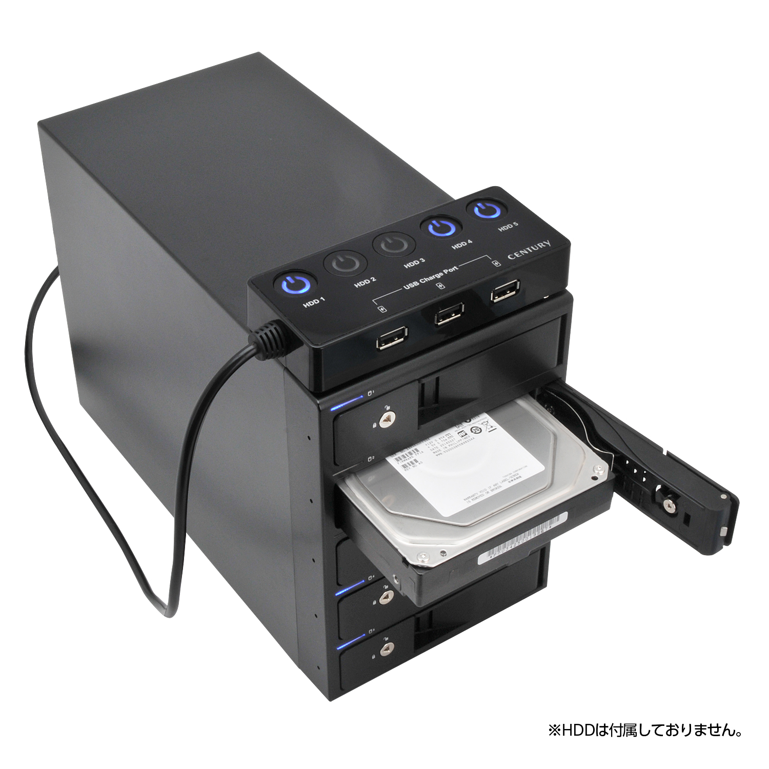 裸族のカプセルホテル 5Bay V2 (CRCH535U3ISC2) ハードディスク（HDD