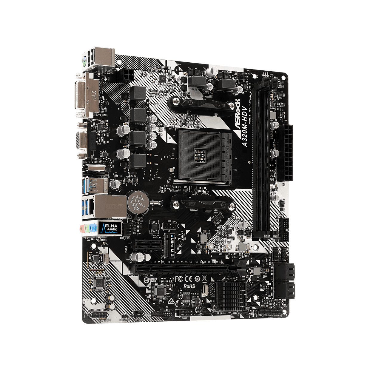 A320M-HDV R4.0 | ASRock(アスロック) Socket AM4 AMD A320 MicroATX