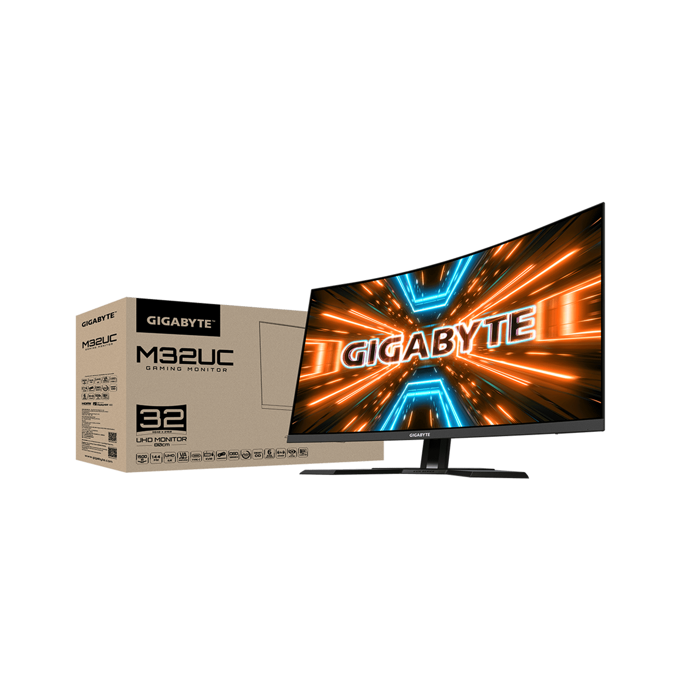 GIGABYTE M32UC | GIGABYTE 31.5インチ UHD 曲面 液晶 ゲーミング