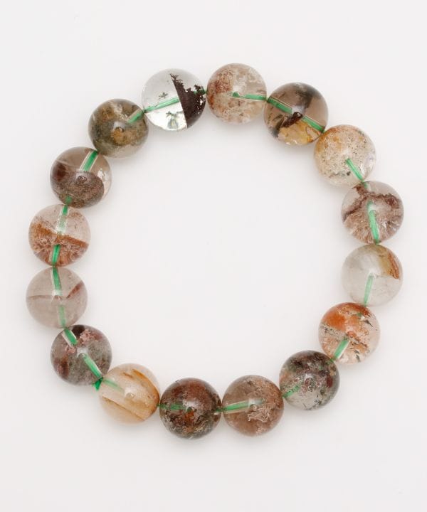 MIXガーデンクォーツブレスレット 12mm(ﾌﾞﾗｼﾞﾙ): 『岩座(いわく