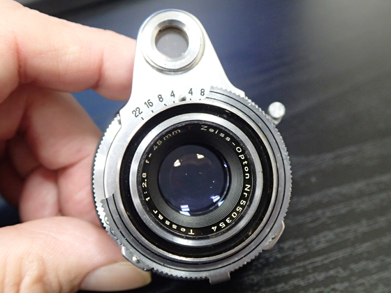 珍品の改造レンズ入荷しました！ツアイスイコンTessar45mmf2.8