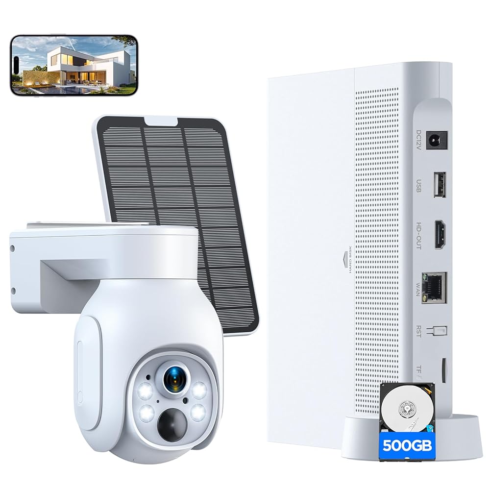 Solar-Powered Security Camera System | SC23 by Campark – Campark