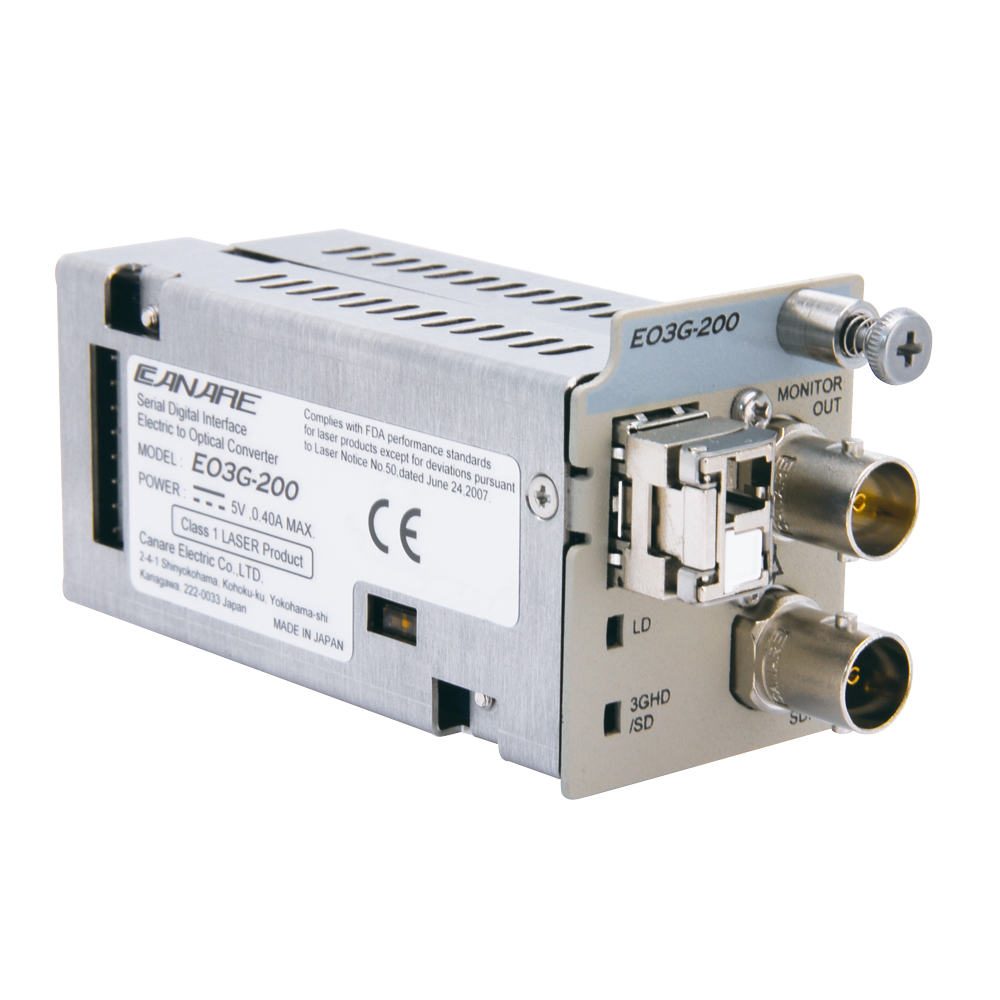 3G-SDI 光コンバータ [TX] | 光伝送システム | カナレ電気
