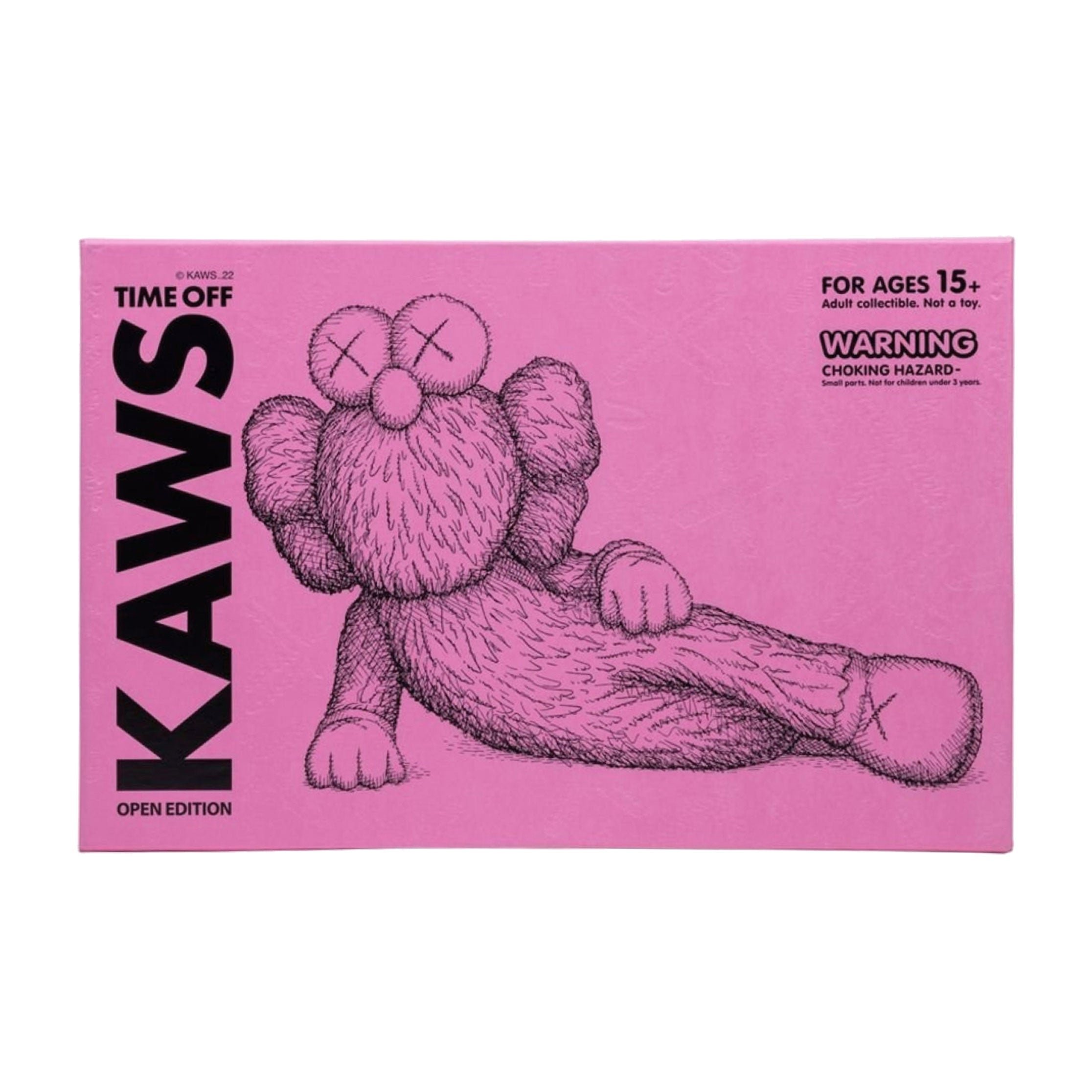 KAWS: Time Off Vinyl Figure BFF Pink - Cape Best