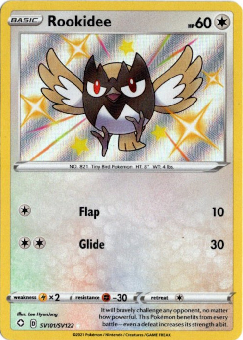 ココガラ S 海外版 英語版 色違い Rookidee - SV101/SV122 -【Card