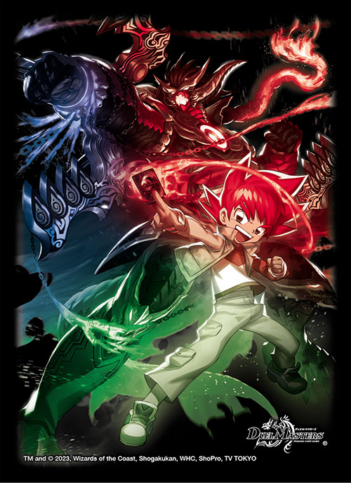 スリーブ『[DXカードスリーブ]切札勝太&カツキング-熱血の物語-銀