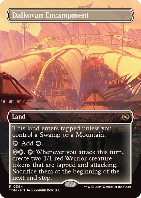 EX+](FOIL)(フルアート)ダルコヴァンの露営地/Dalkovan Encampment