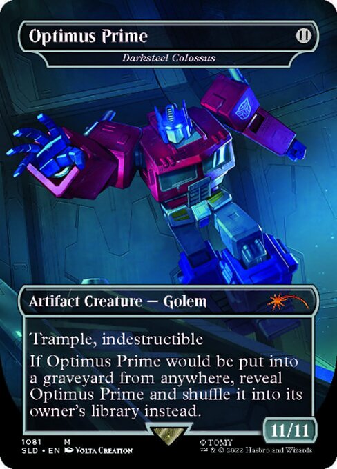 EX+](FOIL)(1081)Optimus Prime // ダークスティールの巨像/Darksteel