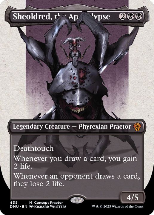 フルアート)(435)黙示録、シェオルドレッド/Sheoldred, the Apocalypse