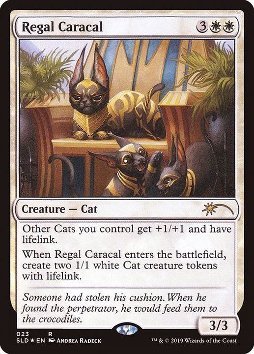 FOIL)威厳あるカラカル/Regal Caracal《英語》【SLD】