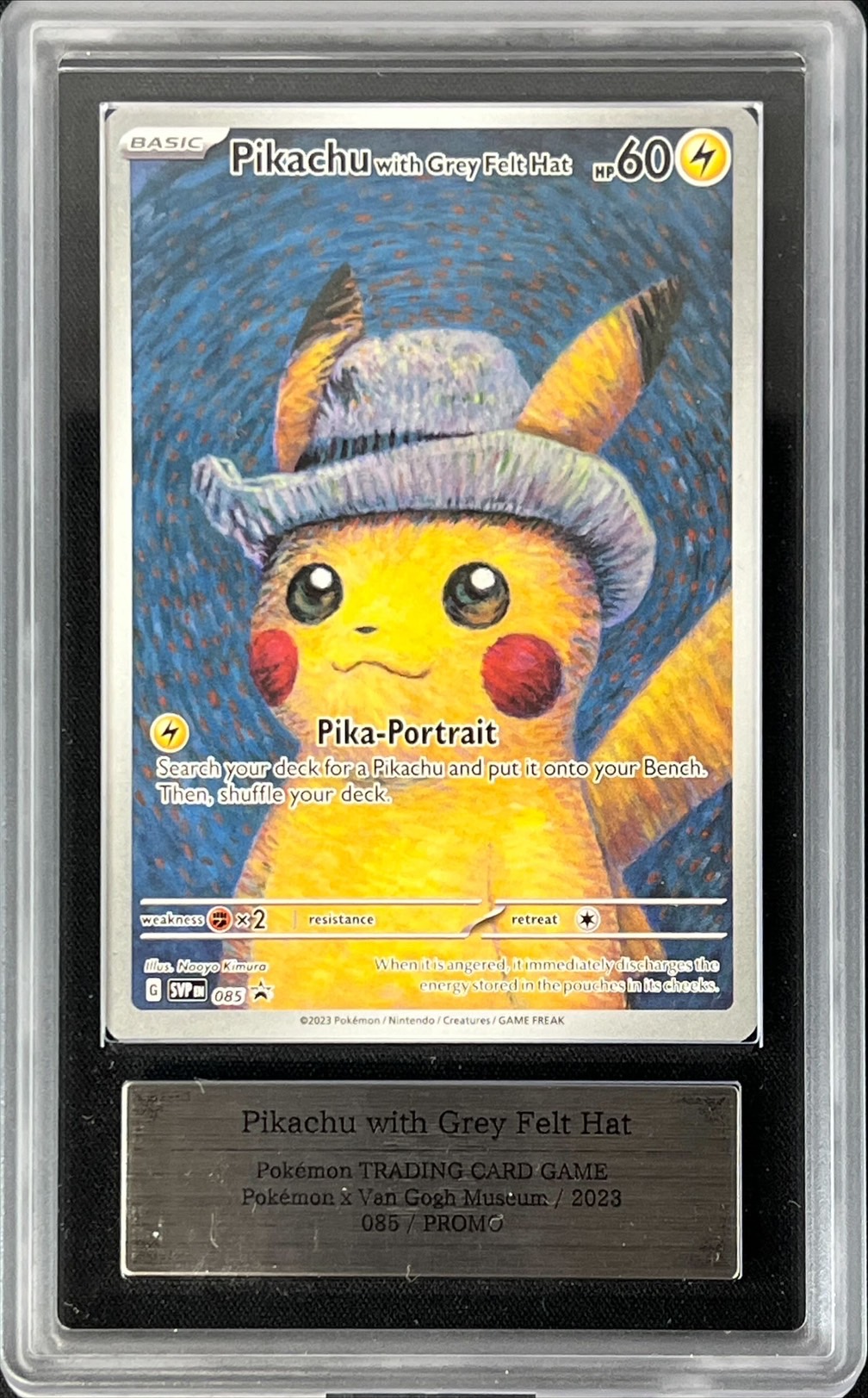 ARS9鑑定済〕Pikachu with Grey Felt Hat(ゴッホピカチュウ)【P】{085