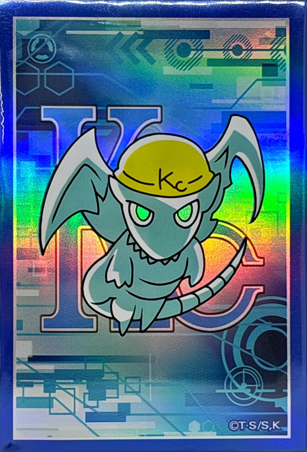 スリーブ『ちびブルーアイズ(光沢あり)』10枚入り【-】{-}《スリーブ》