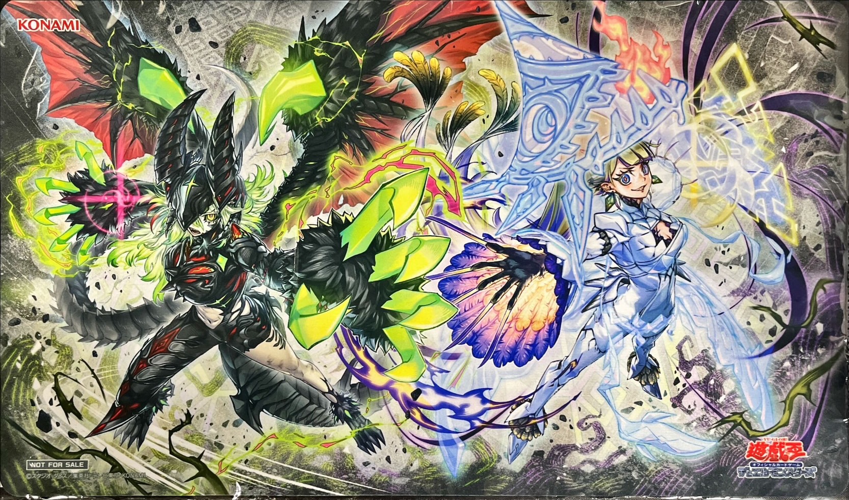 プレイマット『断罪のディアベルスター&白魔女ディアベルゼ